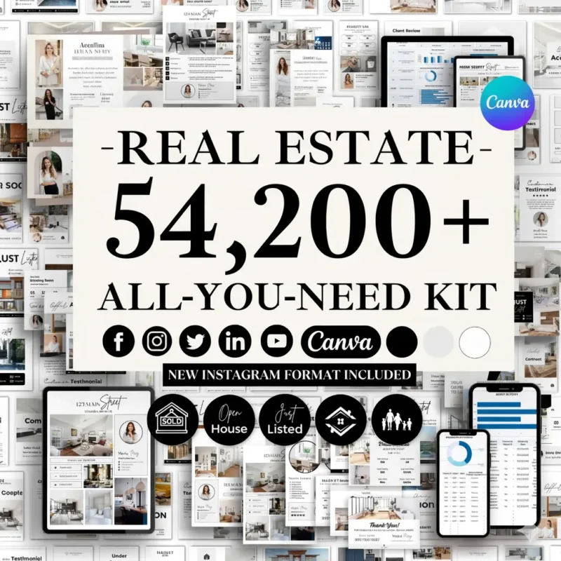 Real Estate Canva Templates