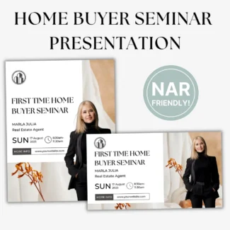 Home Buyer Seminar Presentation Real Estate Template