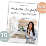 Transaction Coordinator Service Presentation Guide for Real Estate