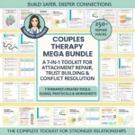 Couples Therapy Bundle Relationship Counseling & Emotional Intimacy Worksheets